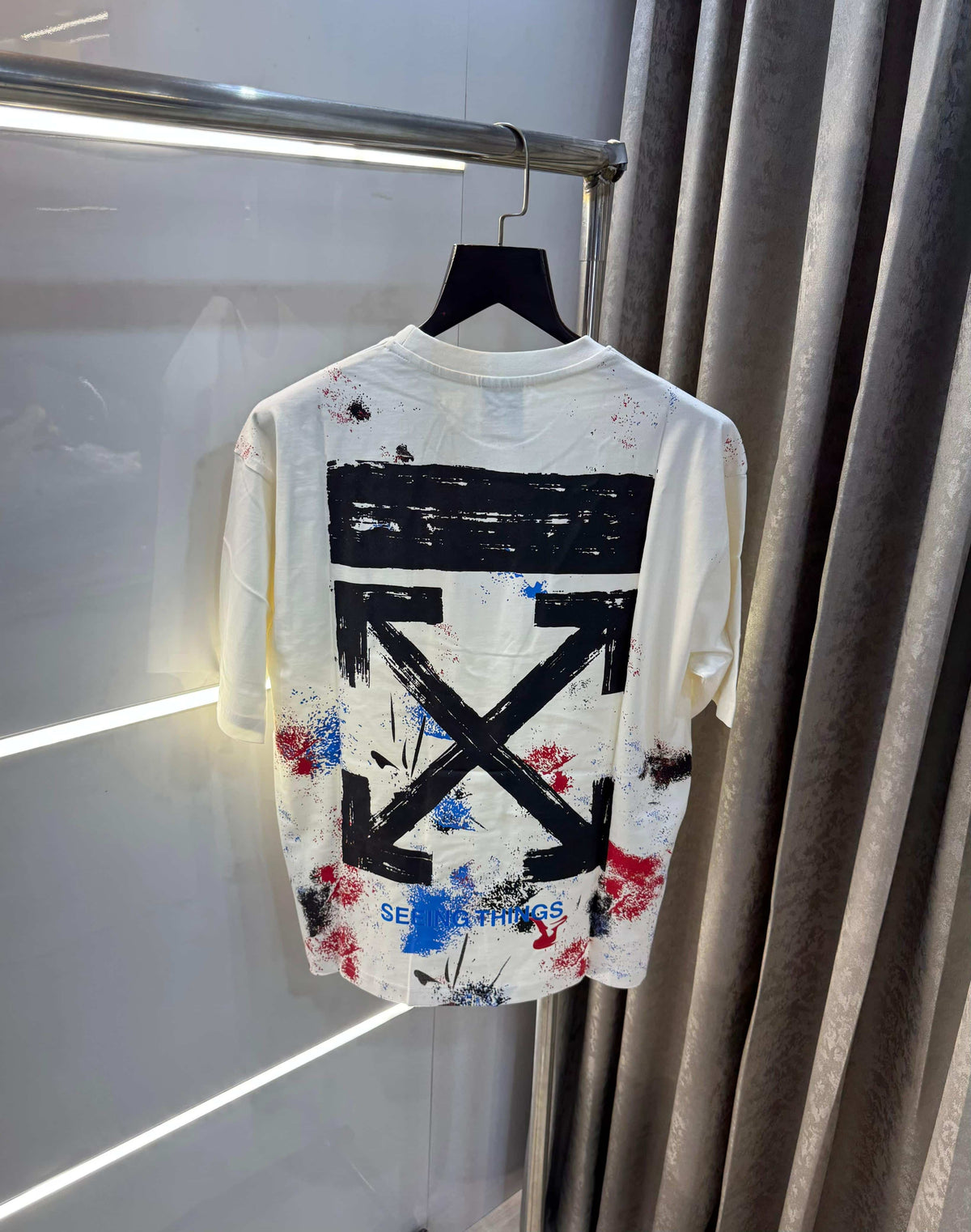 Off White White Imported Oversized T-Shirt