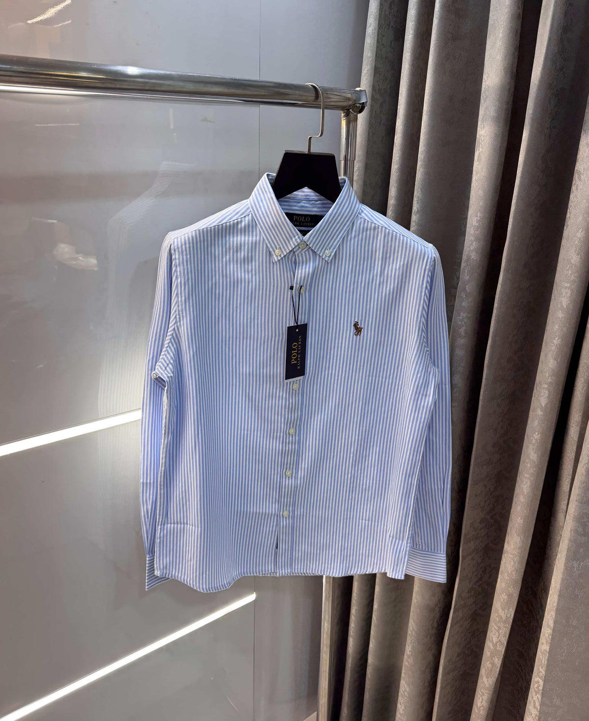 Ralph Laure n Blue strips Premium Shirt