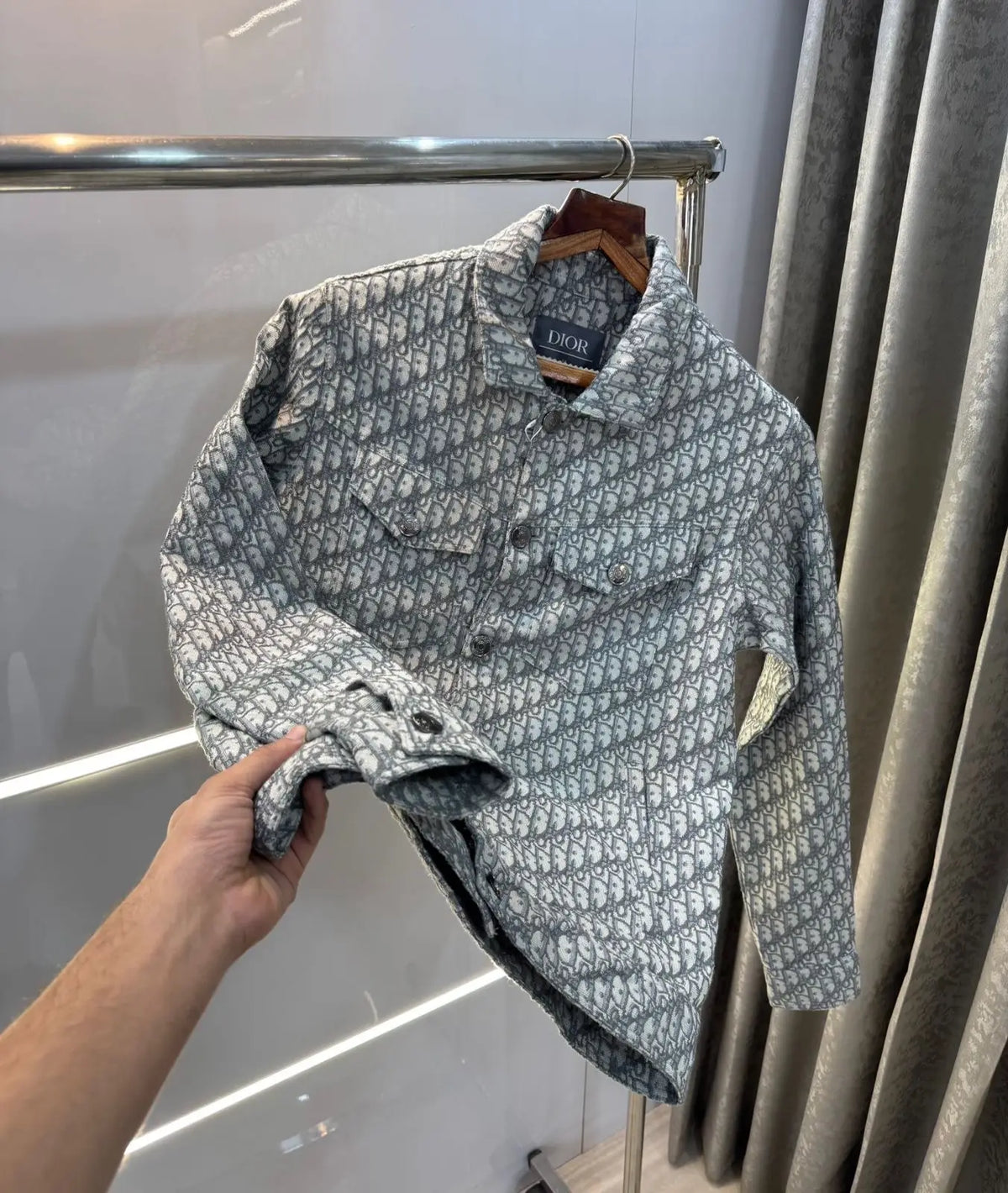 Christian Dio r gery Monogra m Imported Denim jacket