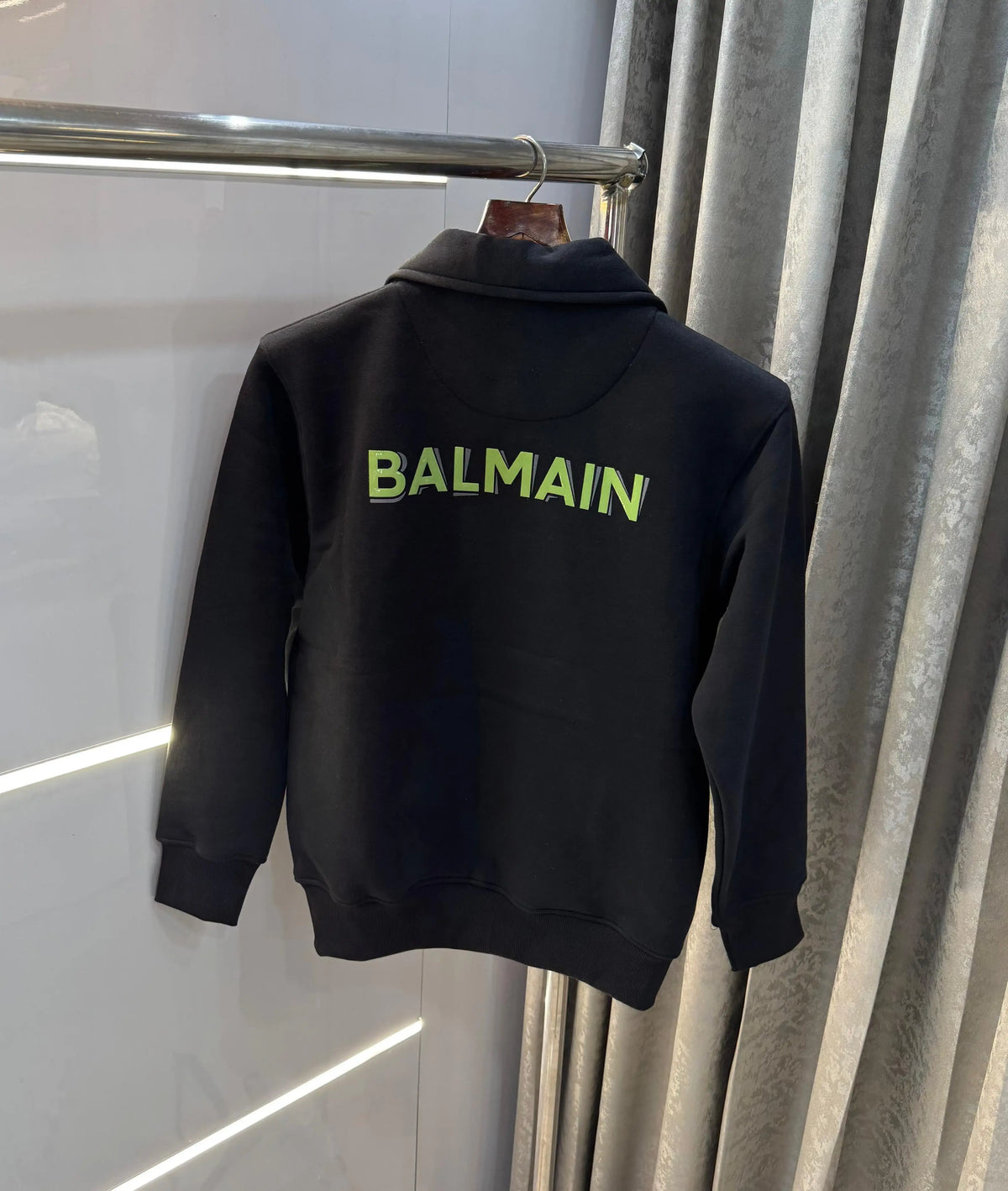 Balmai n Paris black green Logo Imported Jacket