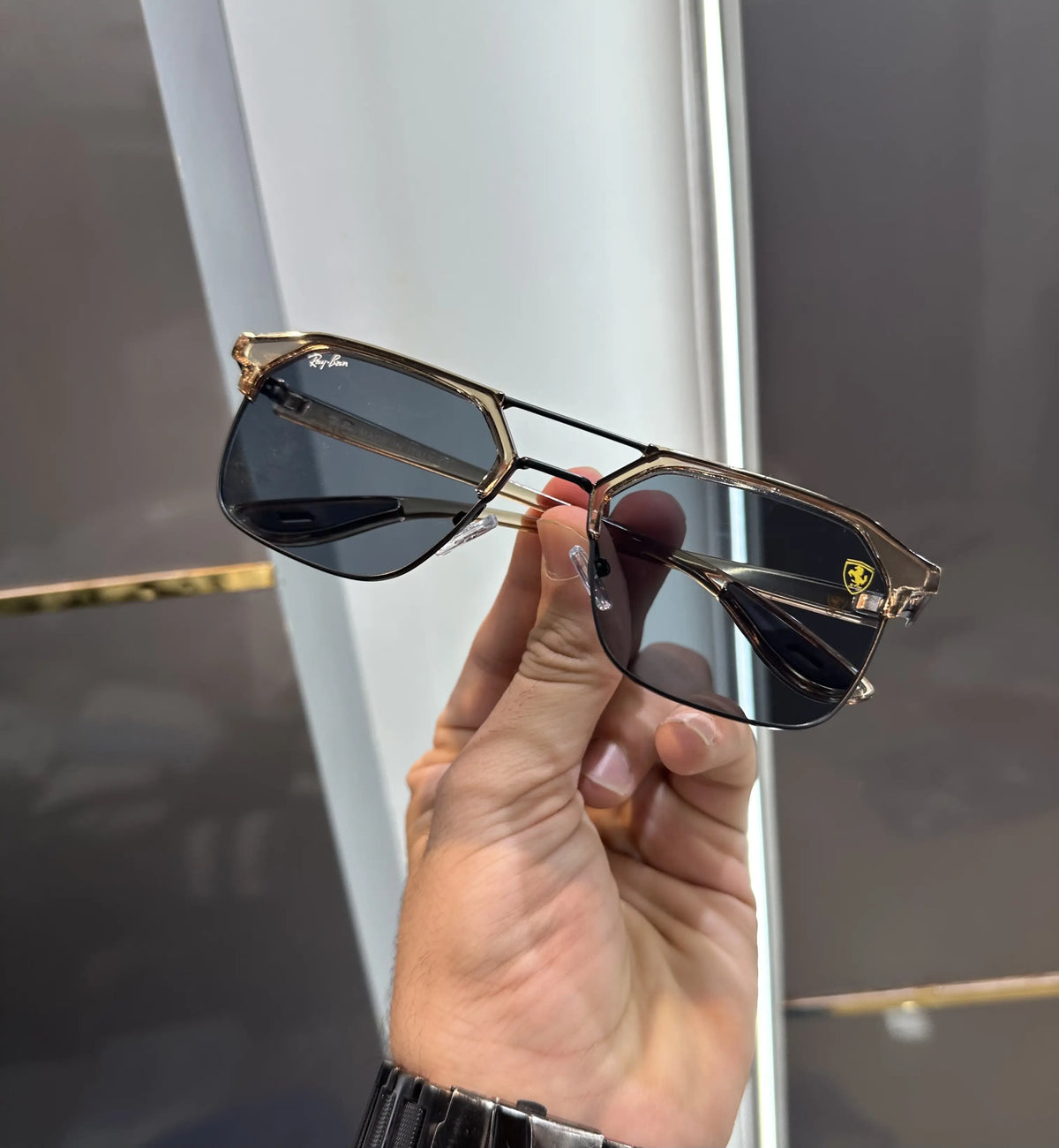 Ray Ban Brown Black Premium Shade 04