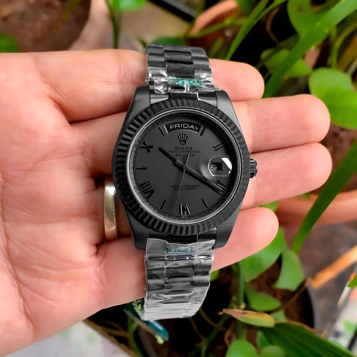 ROLEX DAY DATE ALL BLACK YZ