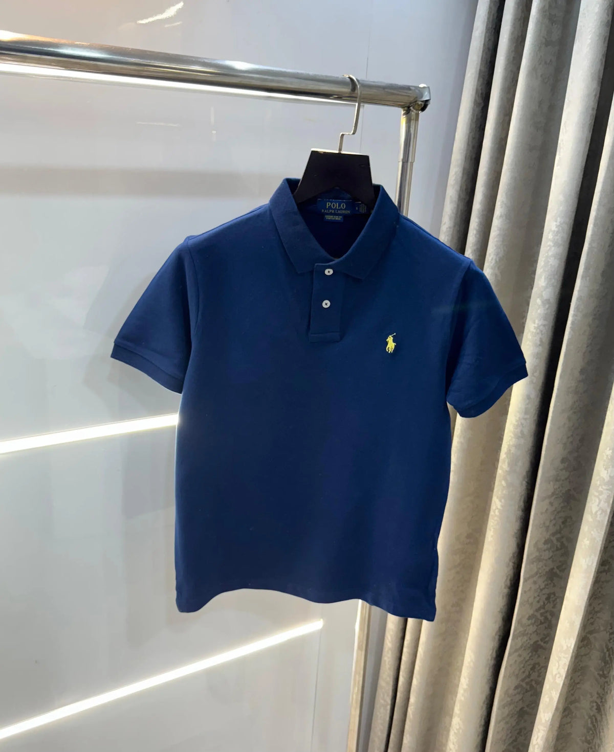 Ralph Laure P.Blue logo Embroidery Logo Classic Polo T-Shirt