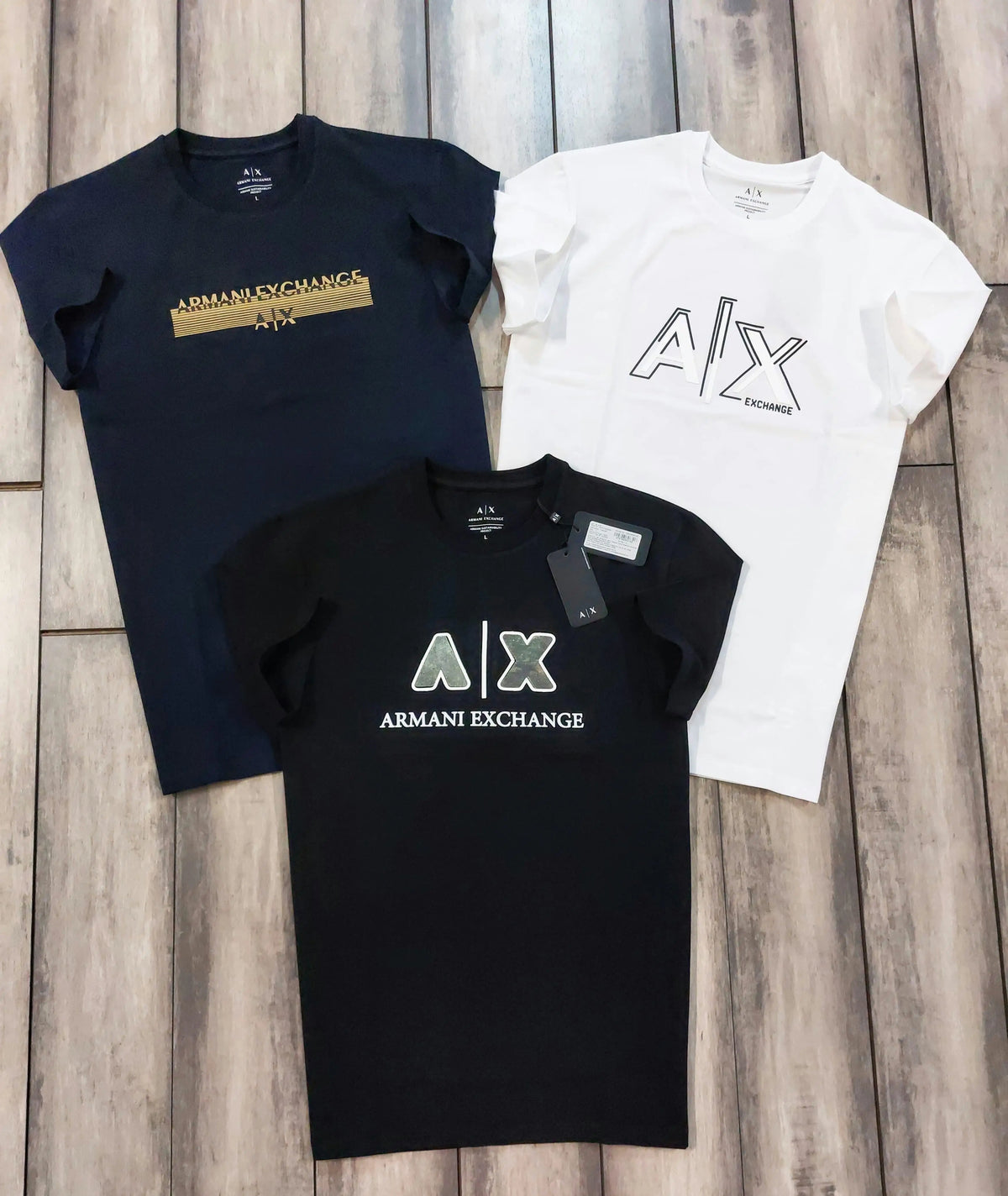 Arman i Exchange White Logo Print Imported T-Shirt