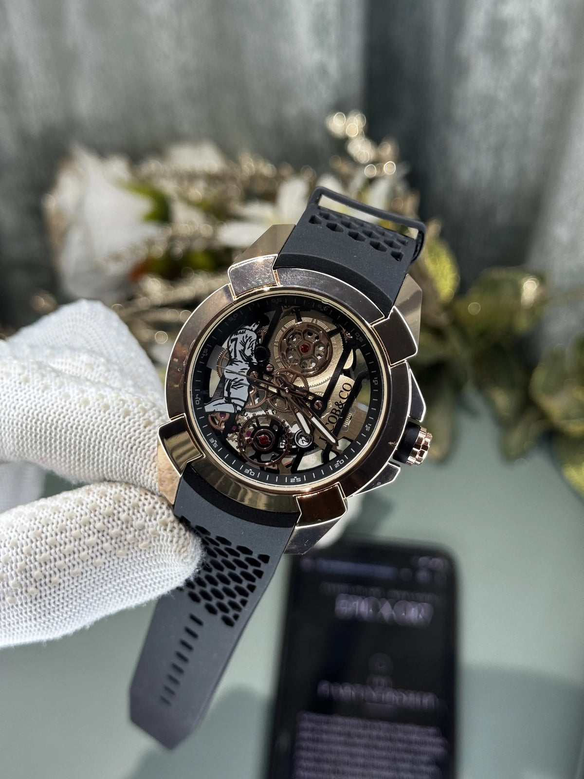Jacob&Co. Cr7 Copper Black Quartz Premium Watch