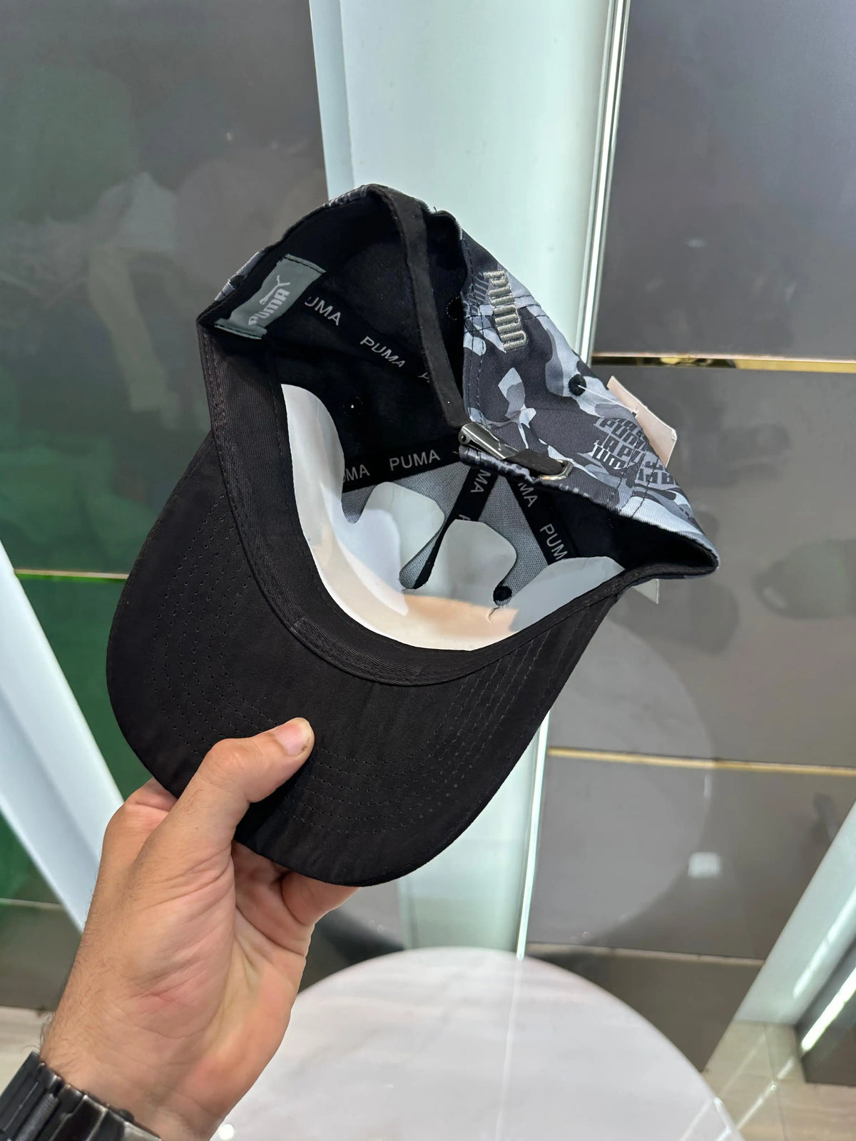 Cap Puma Black Grey(Printed) Premium Imported Cap