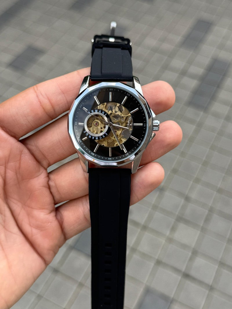 Arman i Exchange Meccanico Automatic Silver Black
