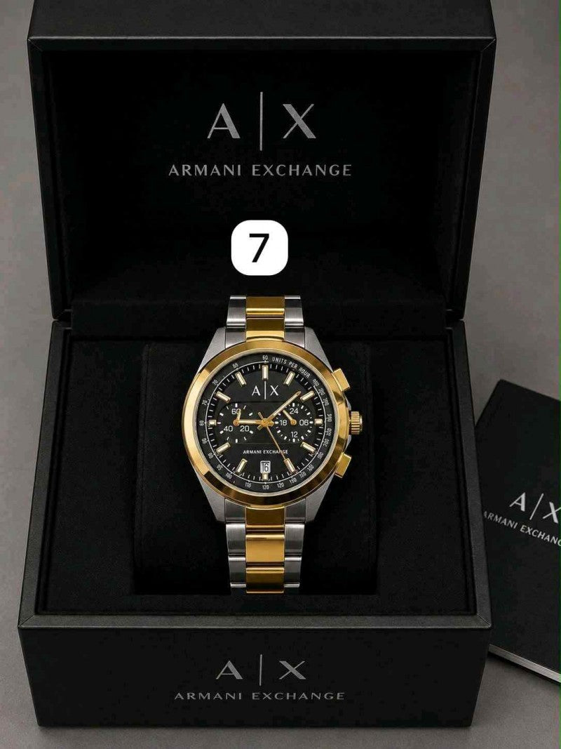 Arm ani Exchange Full chrono working metal