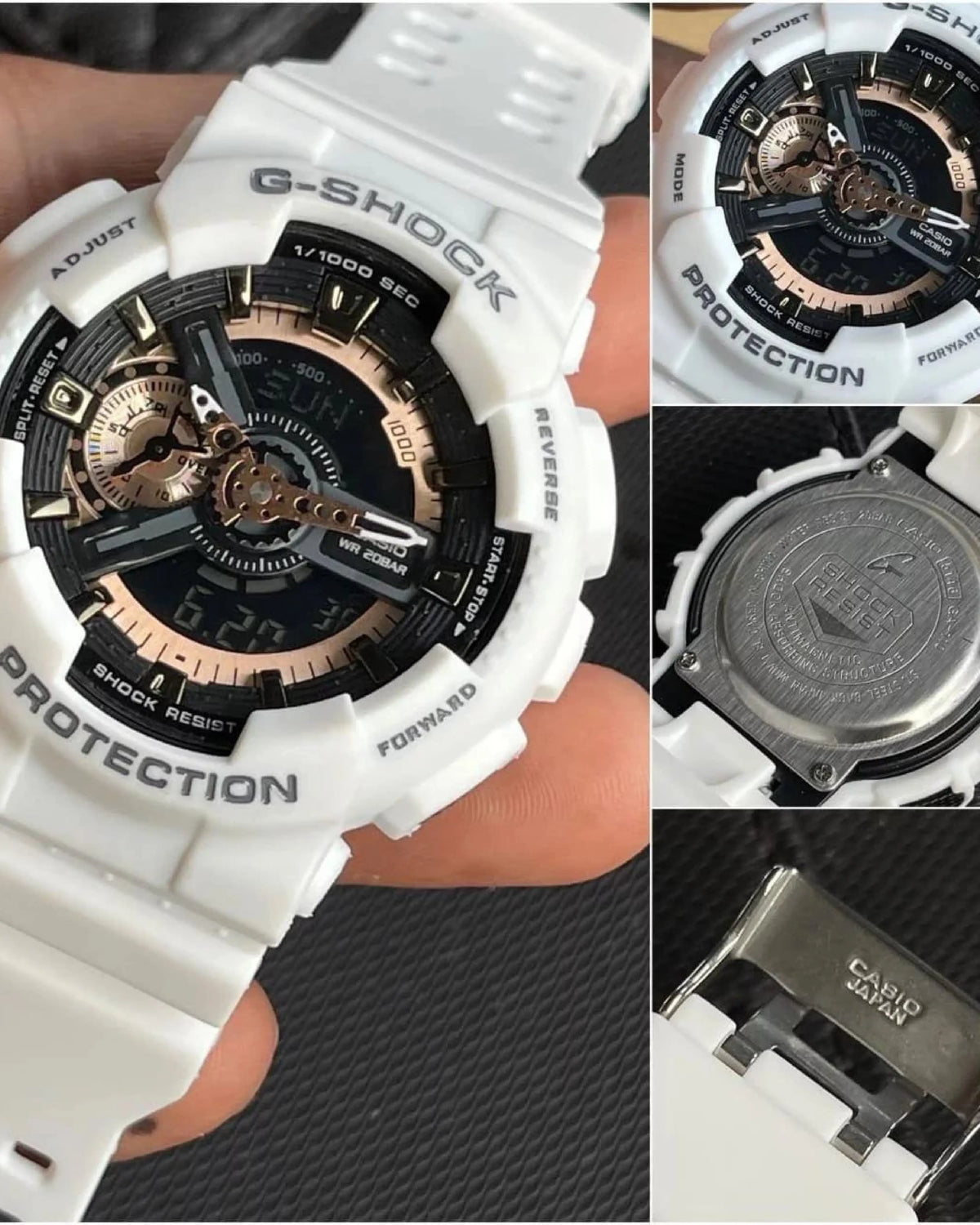 G shock Ga-110 white rose