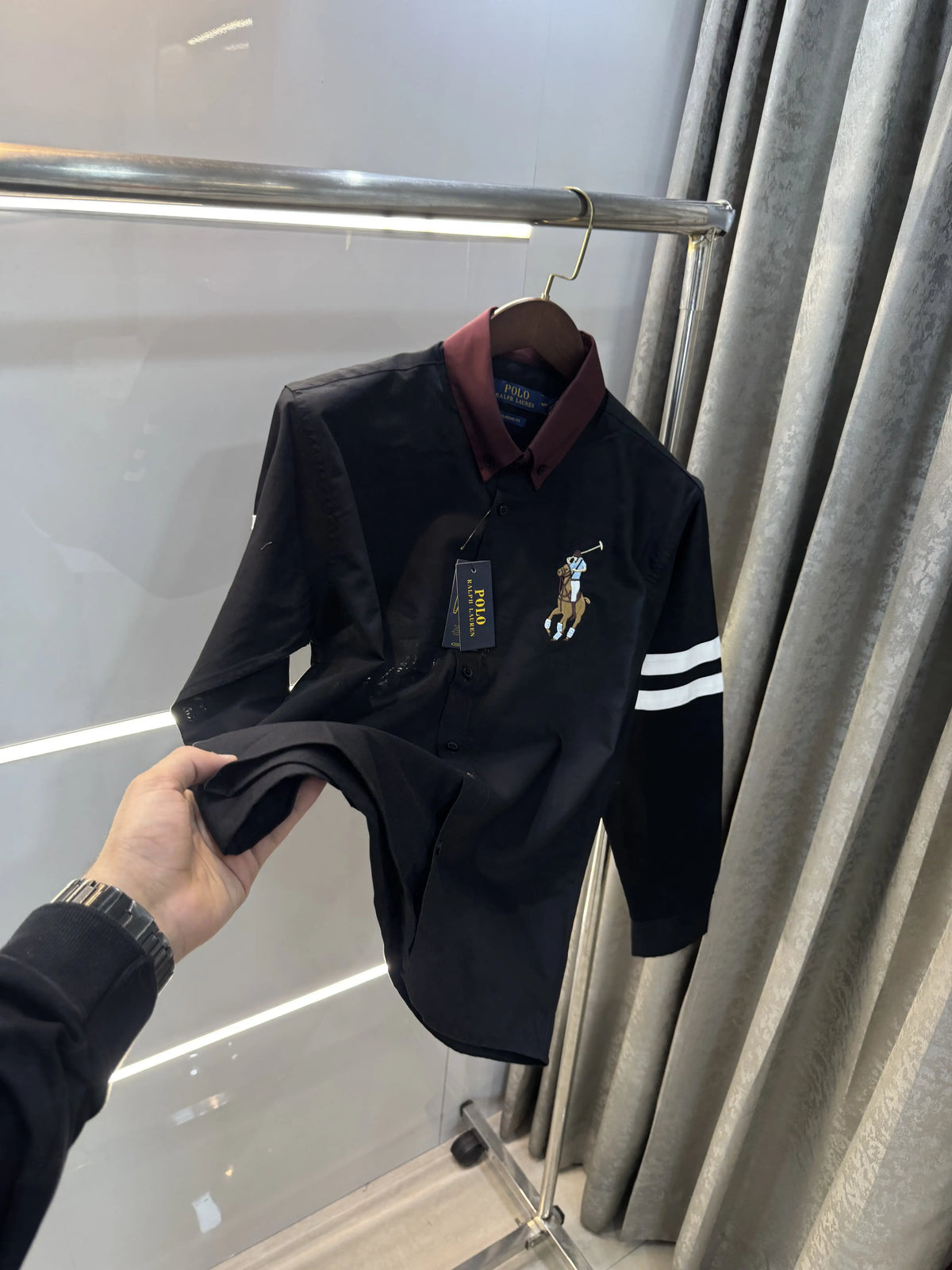 Ralph Lauren Black Premium Classic Shirt