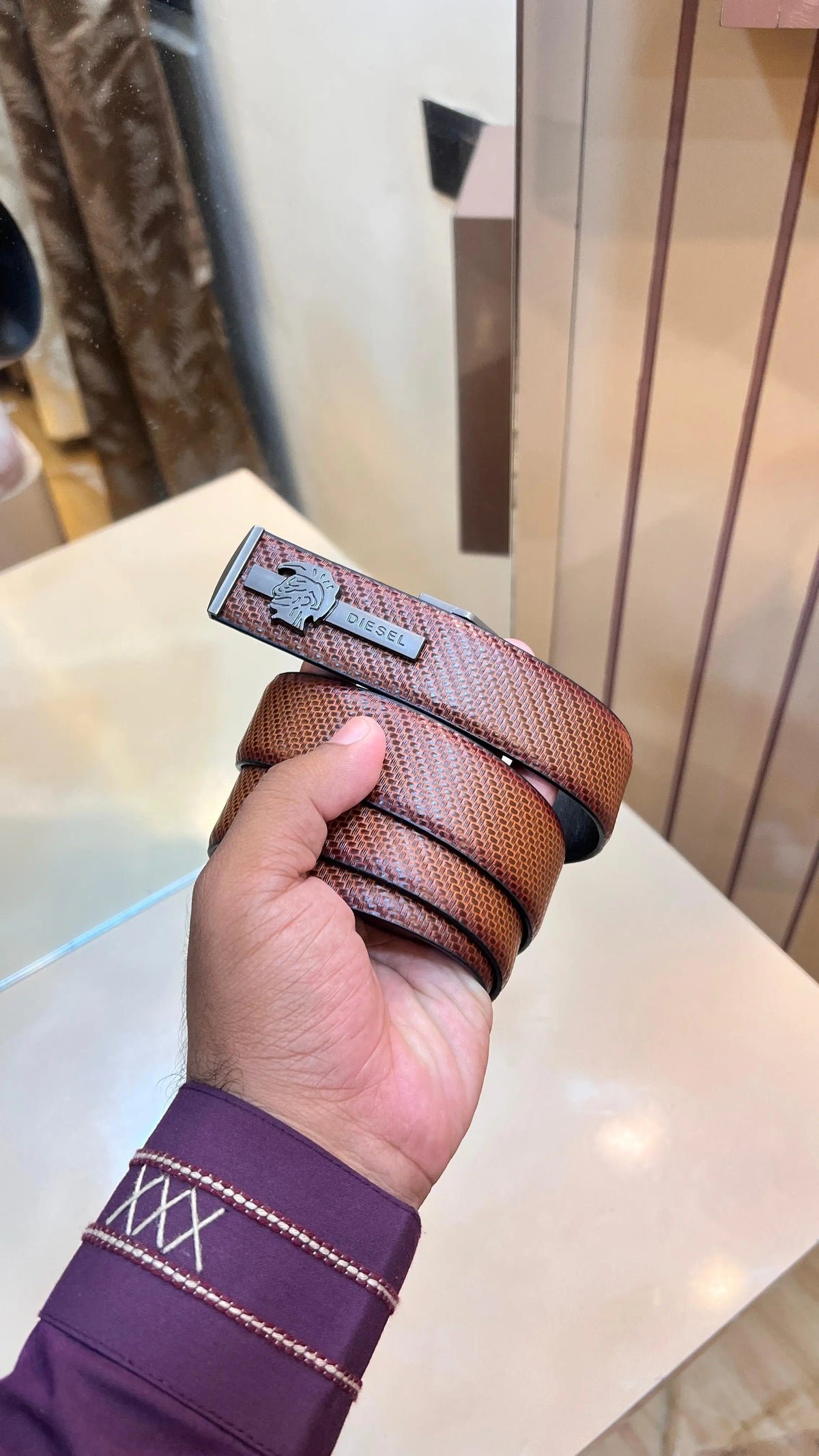 DIESEL PREMIUM QUALITY IMP BELT WITH BOX DL-003