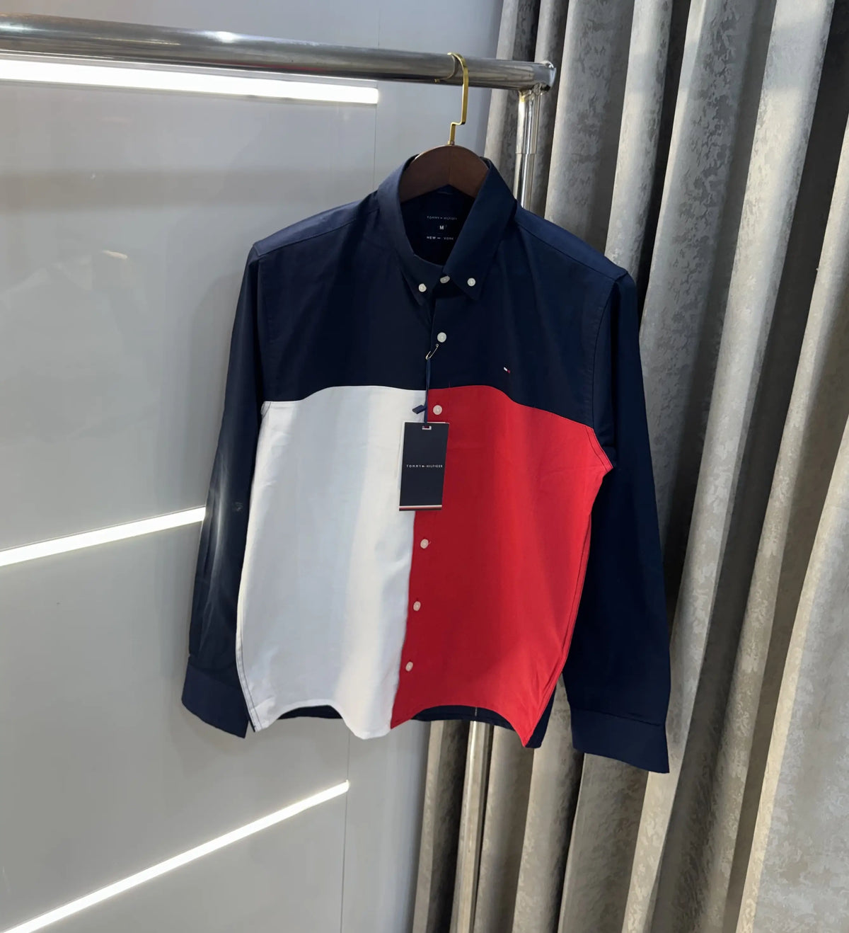 Tommy Hilfiger Navy Blue Classic Premium Shirt