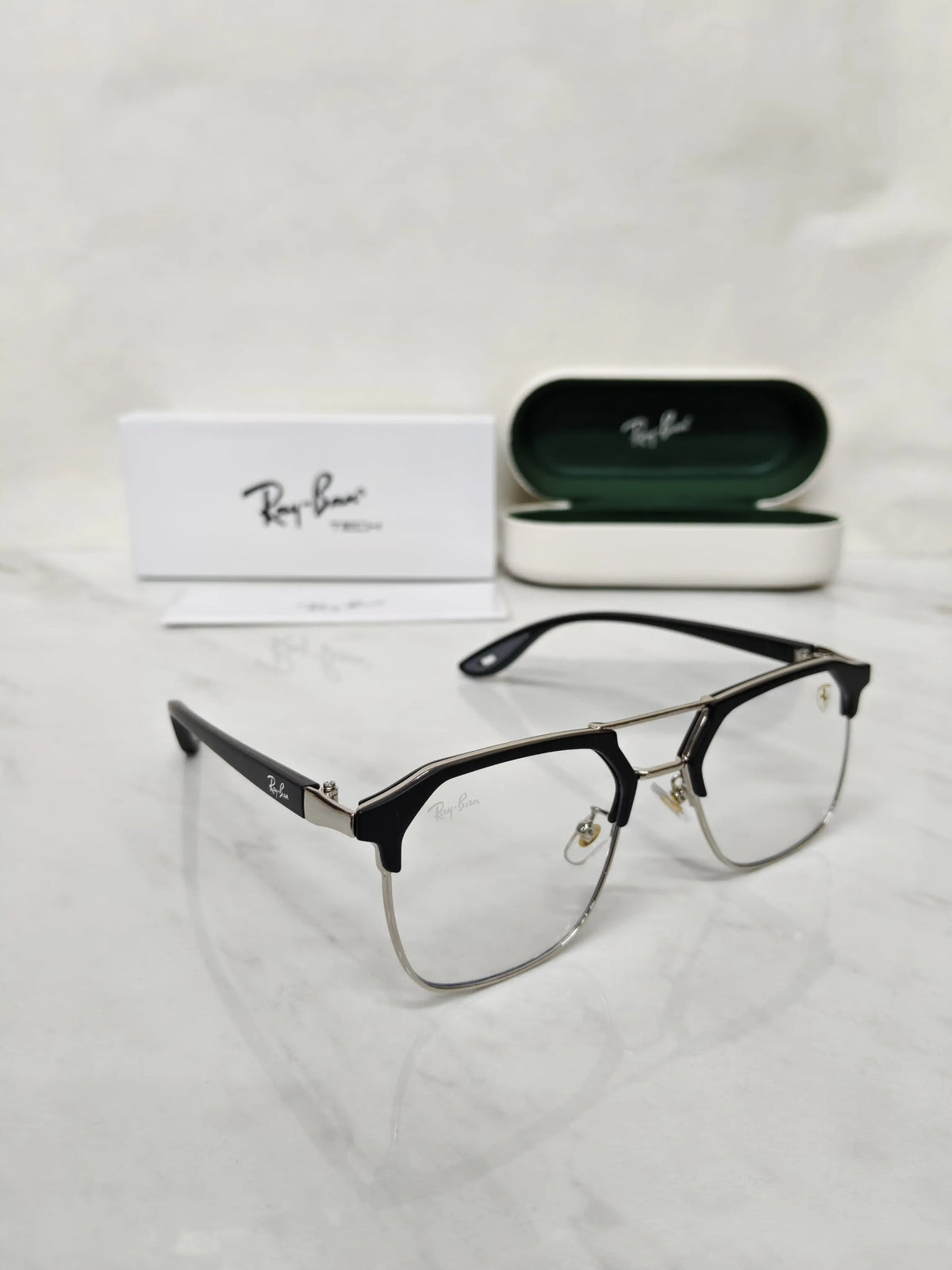 RAY BAN 04 BLACK SILVER