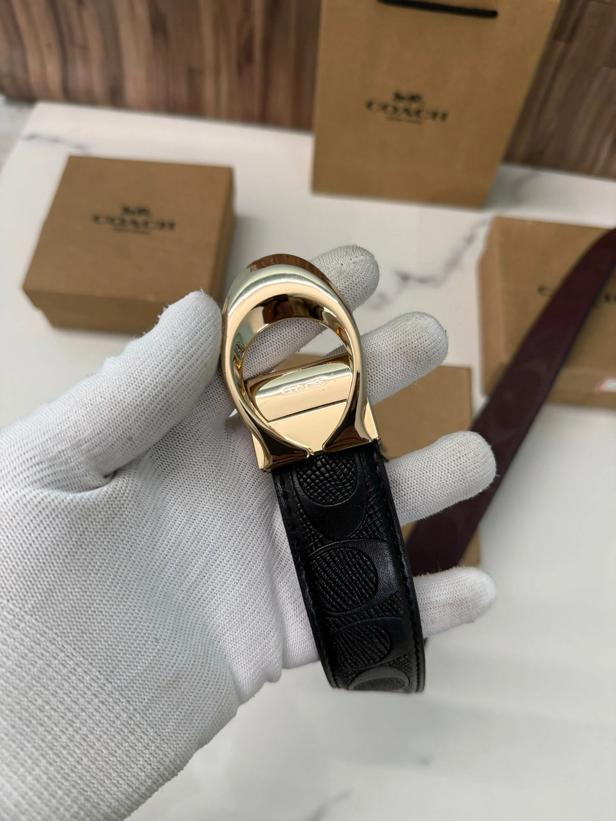 COACH PREMIUM REVERSIBLE IMPORTED QUALITY BELT 201