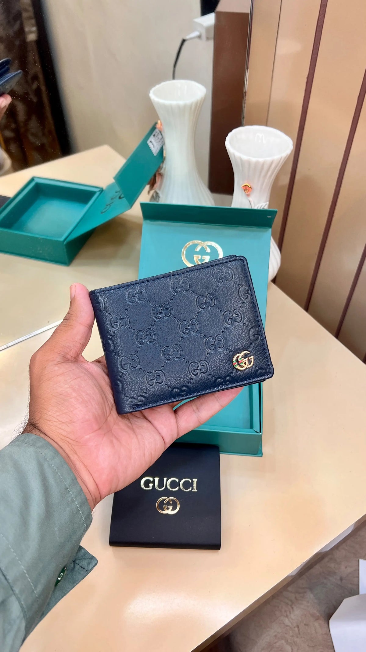 GUCCI PREMIUM QUALITY IMP WALLET WITH OG BOX