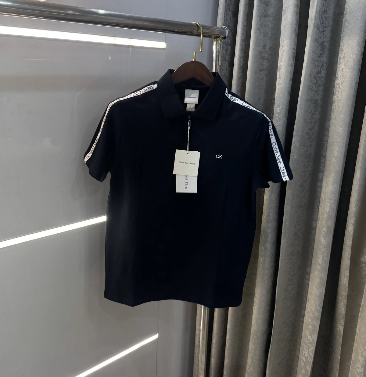 Calvin Klein Navy Blue Premium Polo T-Shirt