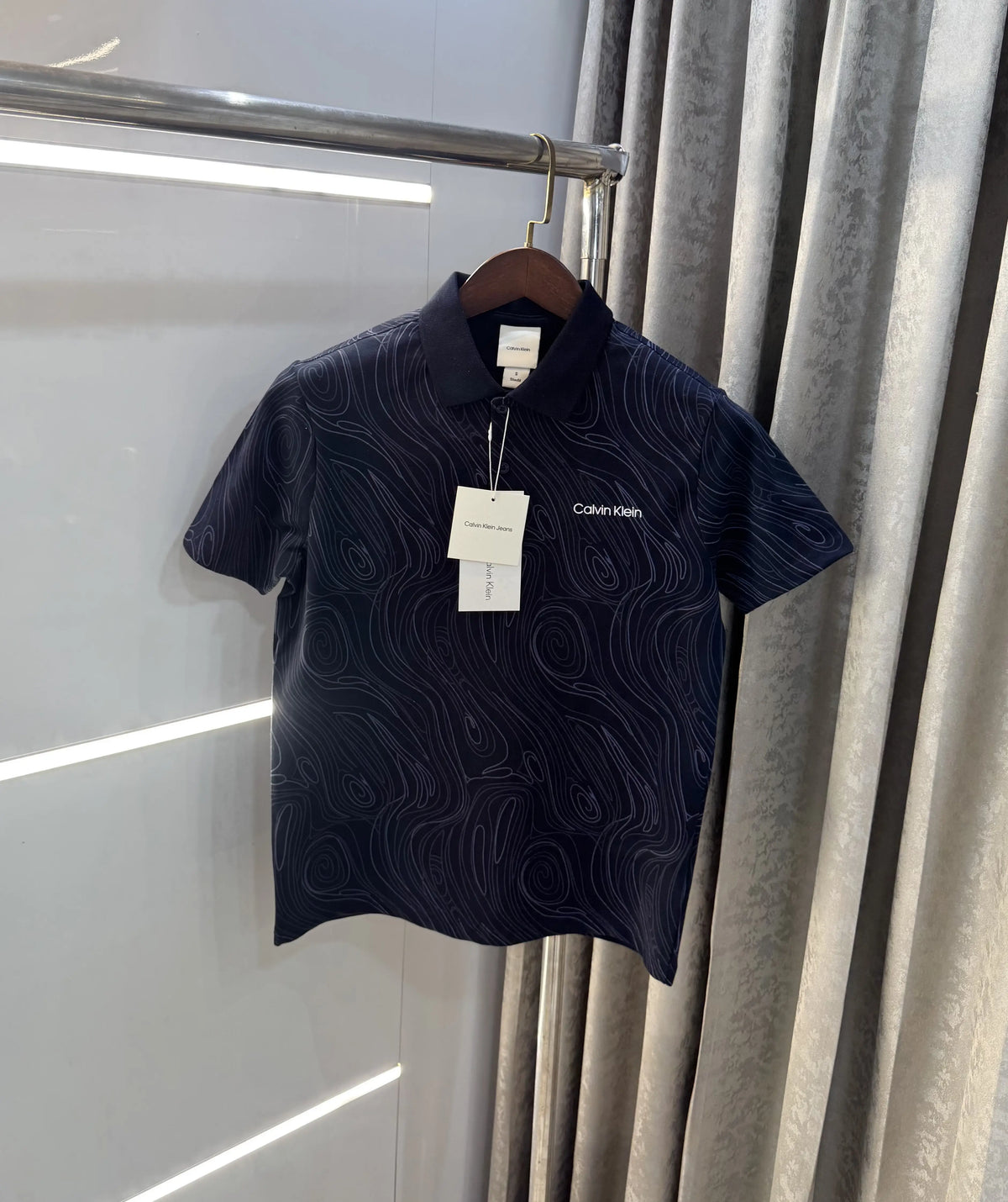 Calvin Klein Navy Blue Premium Polo T-Shirt