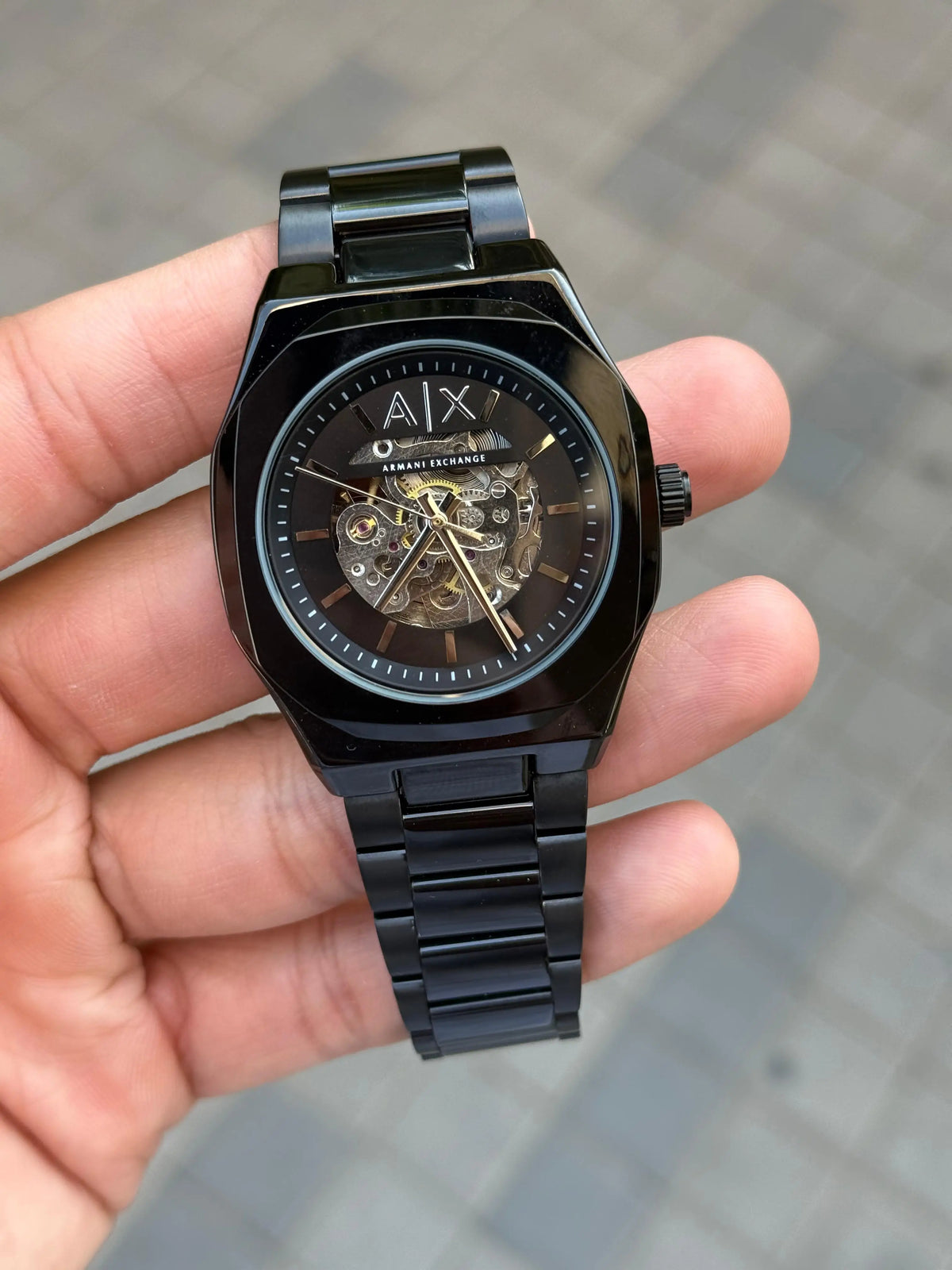 Arman i Exchange Skeleton Square Open Machine Black