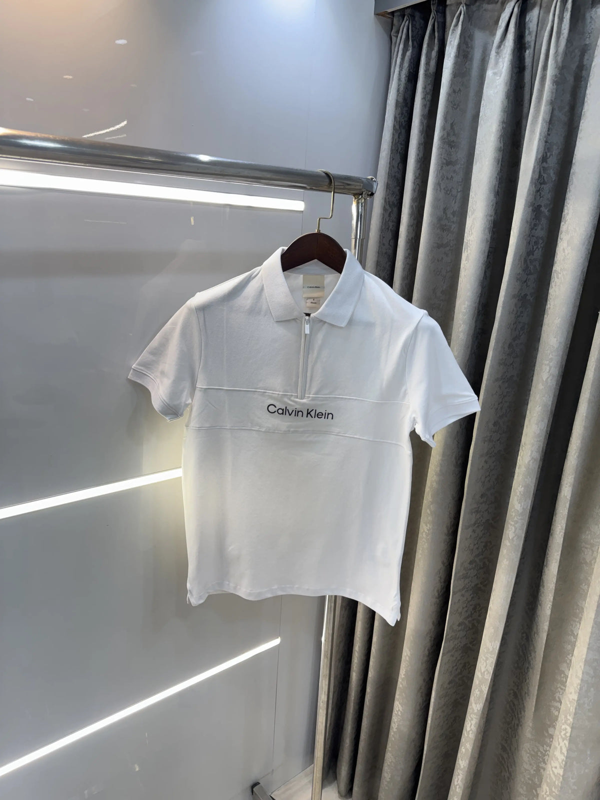 Calvin Klein White Premium Polo T-Shirt