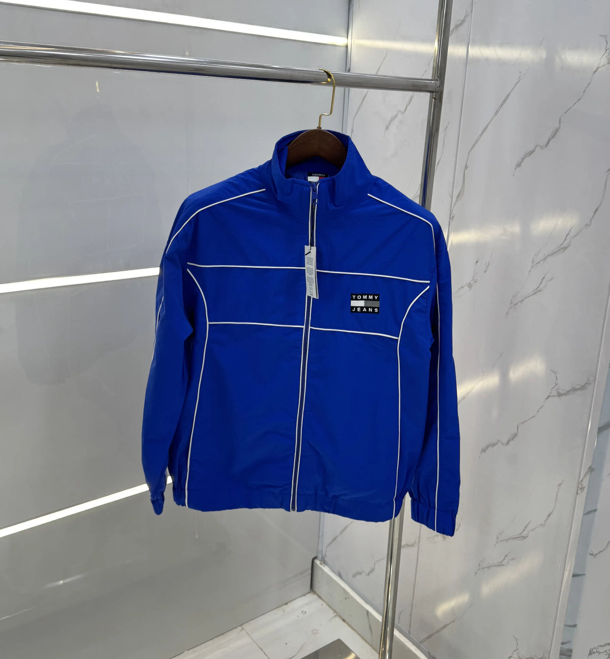Tomm y Hilfige r Blue Imported Premium WindBreaker Jacket