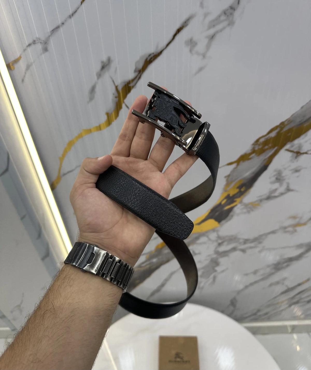 Burberr y Premium Imported Belt Autolock b13