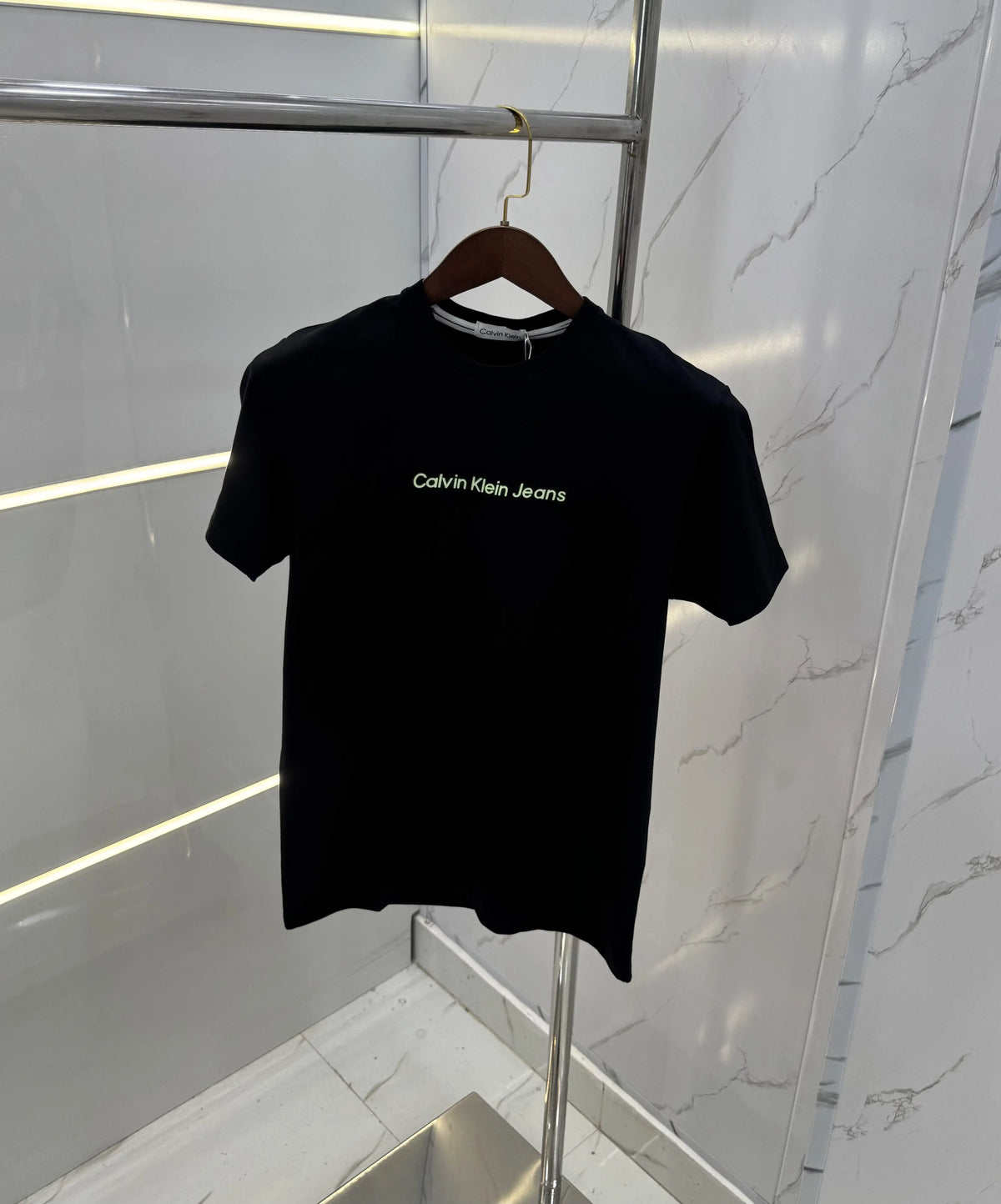 Calvin Klein Black Logo Print Premium T-Shirt
