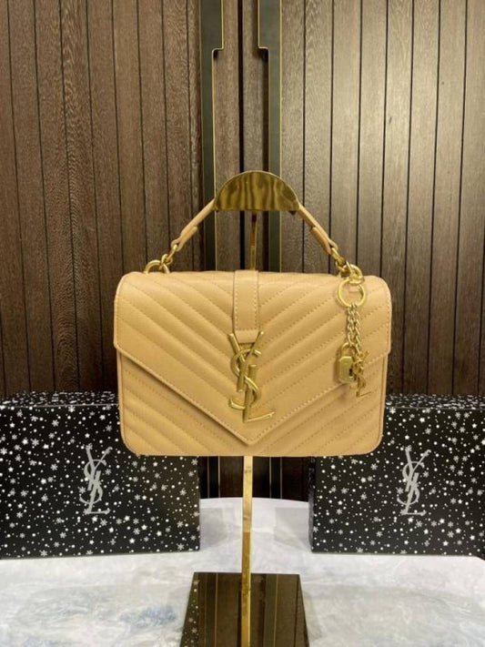 YSL SAINT LAURENT Collage Medium leather shoulder bag with box 746