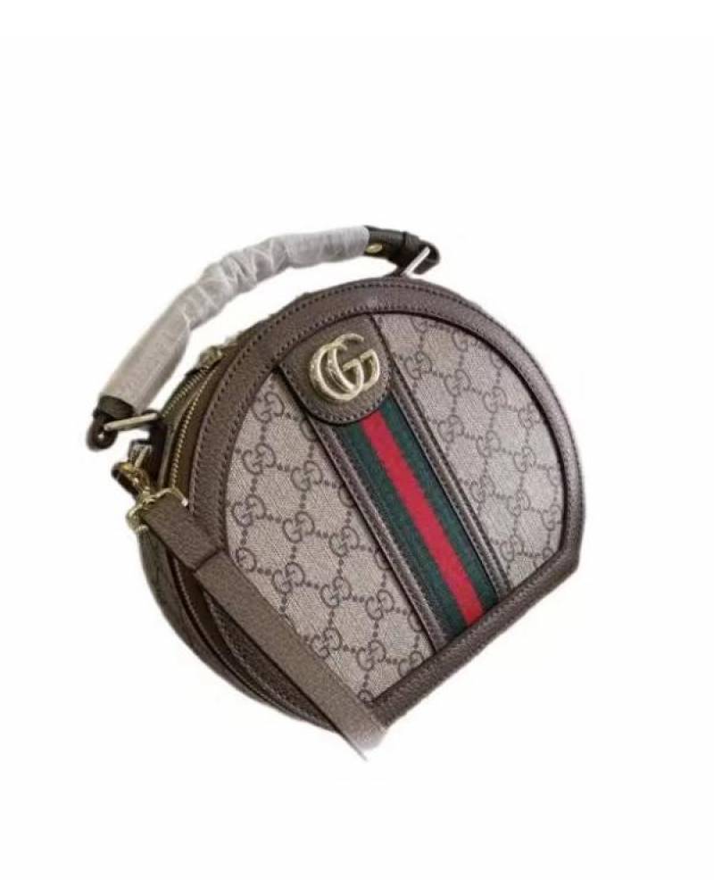 Gucc GG ophidia supreme Oval round shape bag with box 639