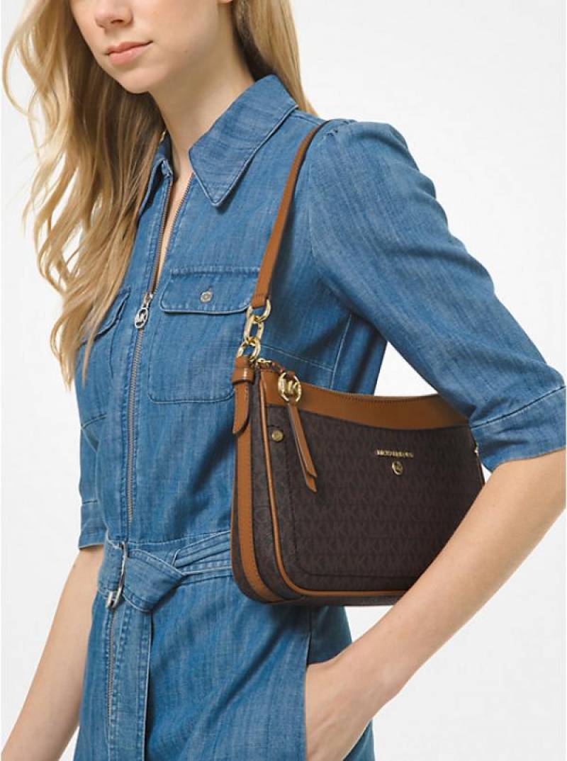 michael kor Jet Set charm pouchette Medium Crossbody Bag with box 366
