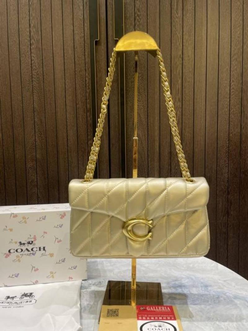 Coac quilted tabby shoulder bag 26 with box 917