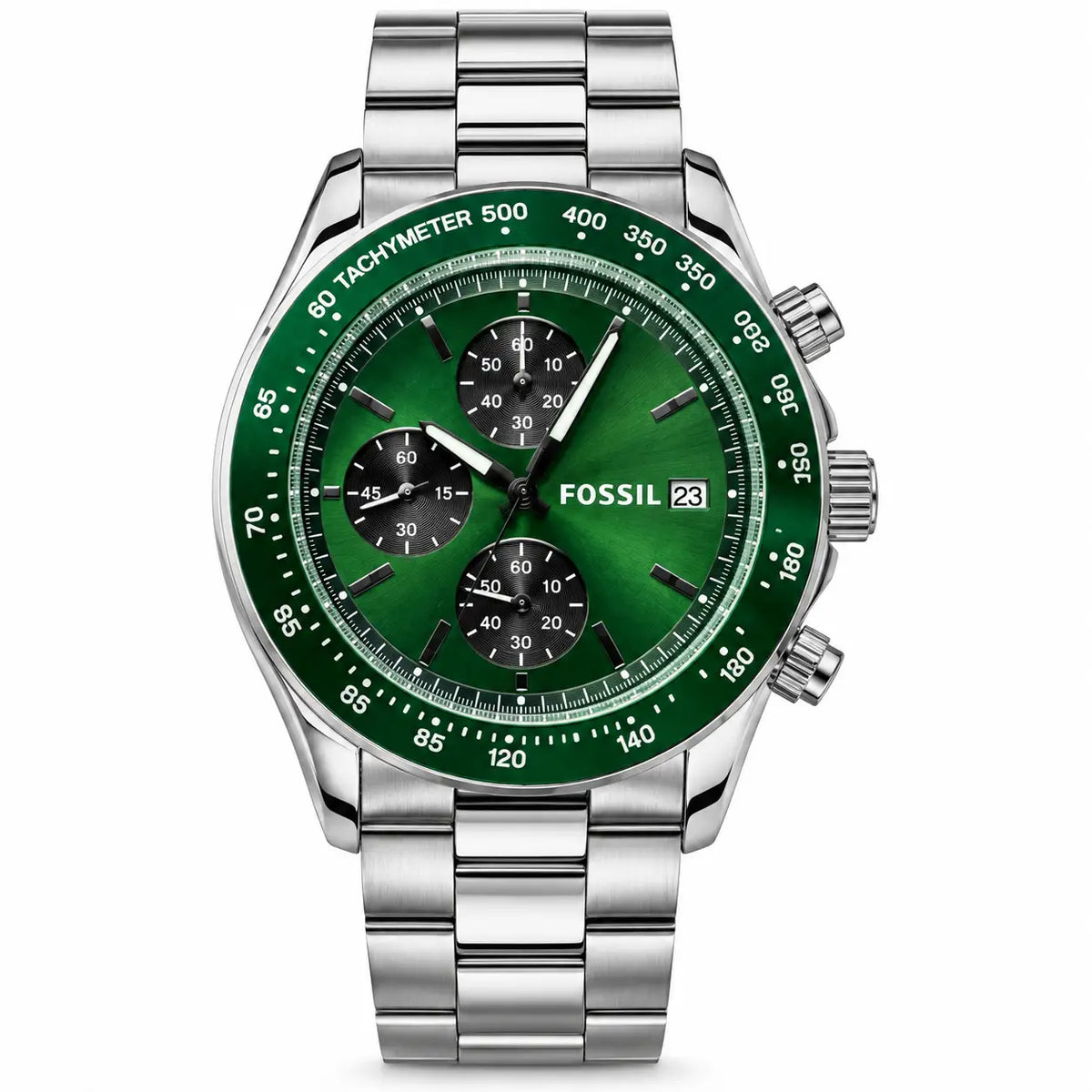 Fossi_l Black Chronograph Watch 202
