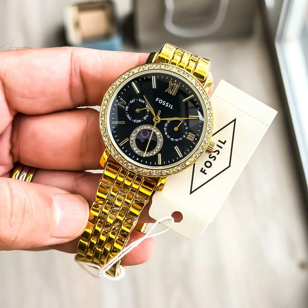FOSSIL_LADIES_GOLD_BLACK