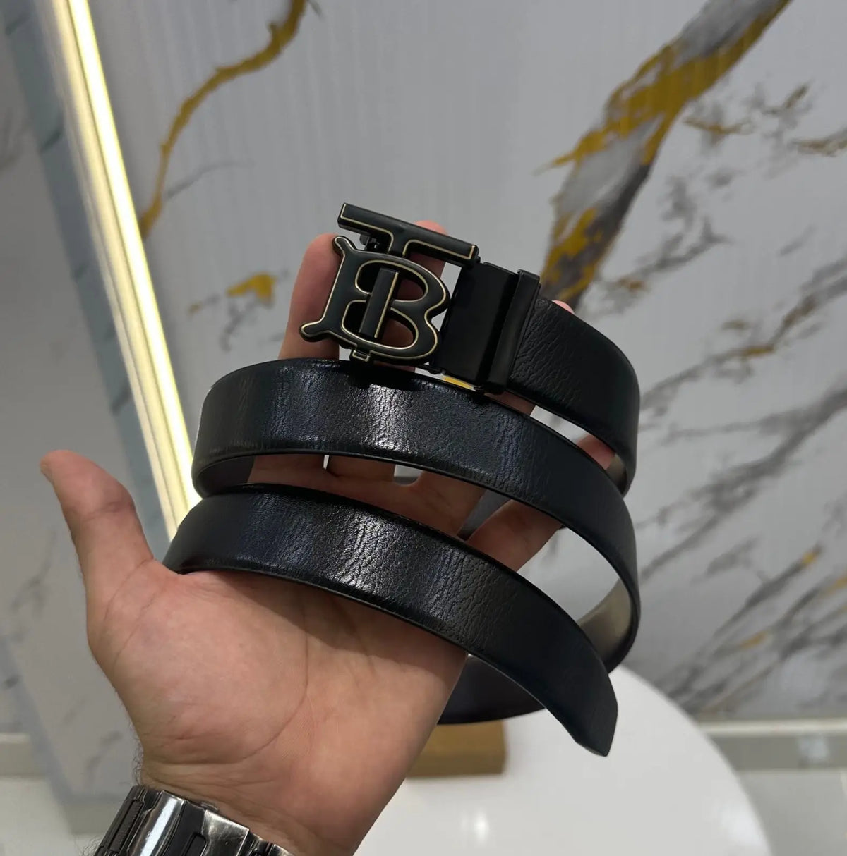 Burberr y Premium Imported Belt Autolock b28