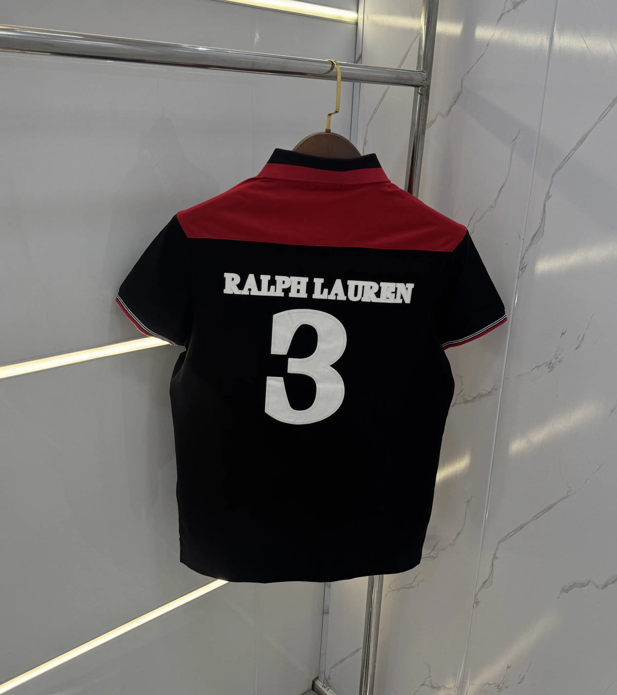 Ralph Lauren Black Premium Polo T-shirt