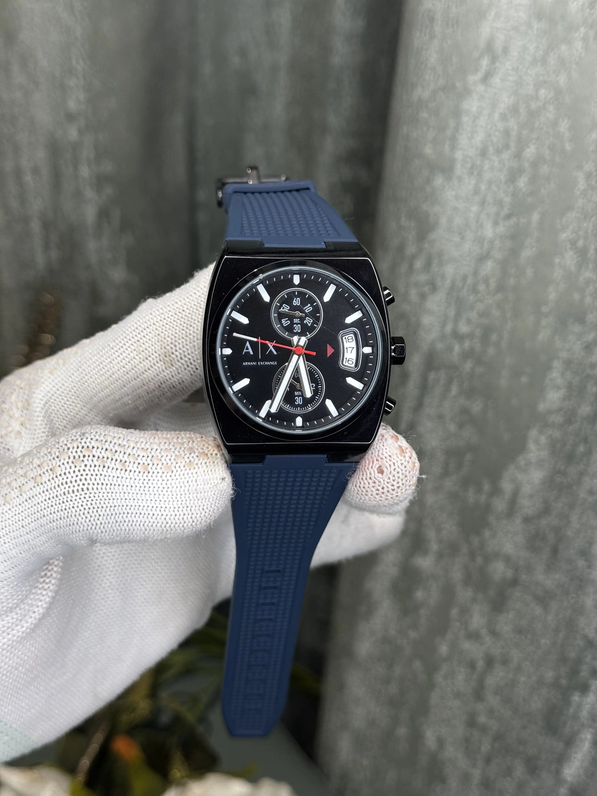 Arman i Exchange Oliver Black Blue Premium Chronograph Watch