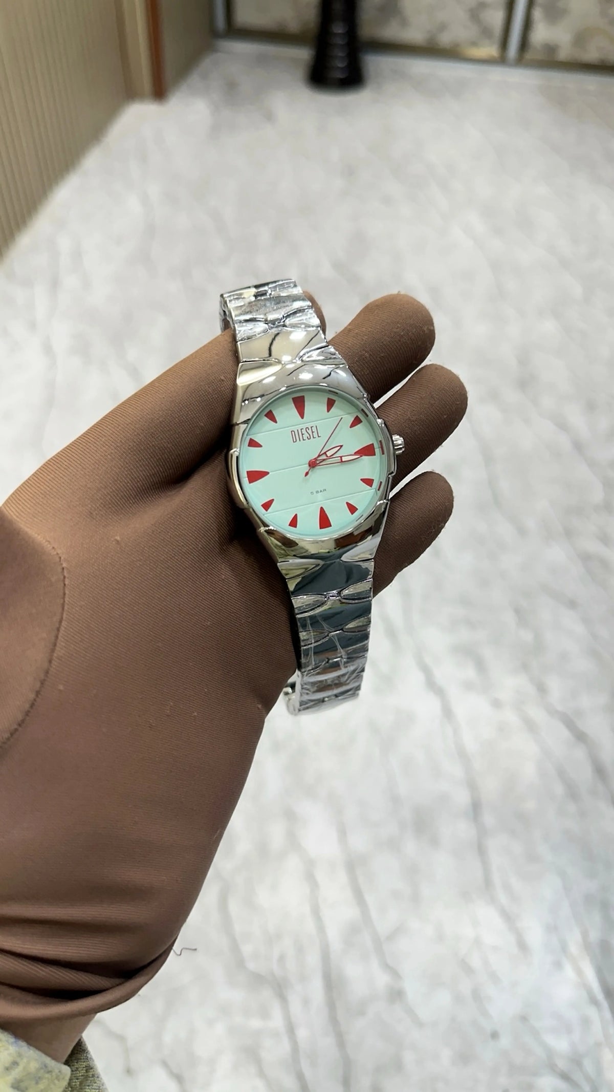 Diesel Sruptor Analog Silver-Tiffny