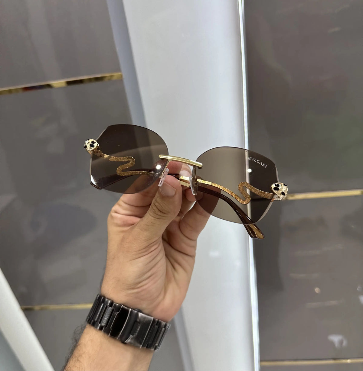Bvlgar i Gold Brown Premium Shades 3212