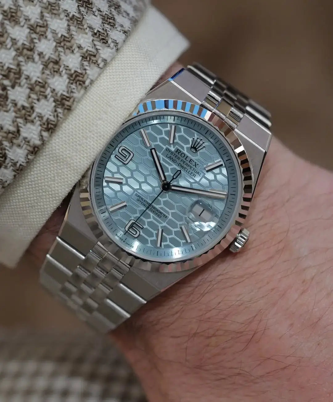 Rolex Land Dweller Ice Blue