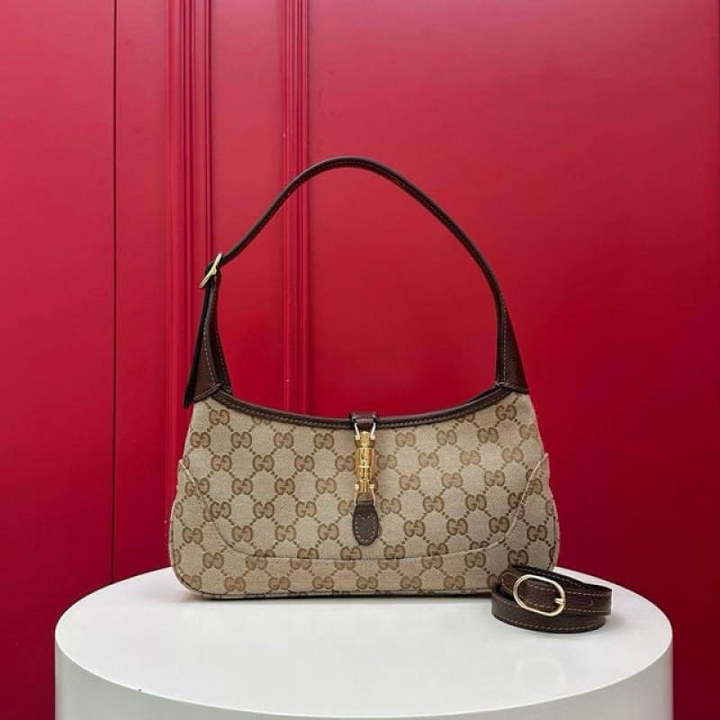Gucc Jackie Slim Shoulder Bag Extra Long Belt Premium Quality With Og Magnet Box-8663137