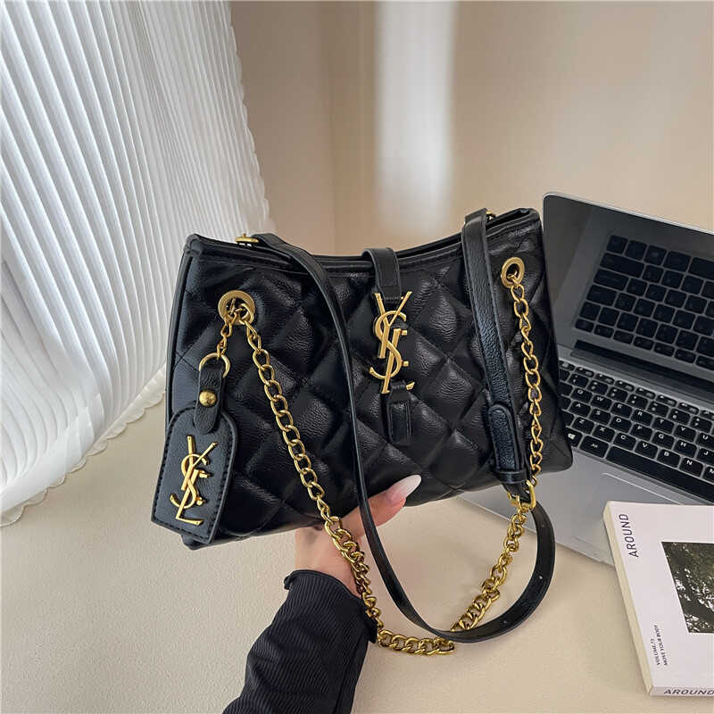 Ysl Saint Lauren Quilted Hobo Premium Quality With Dust Bag-8885
