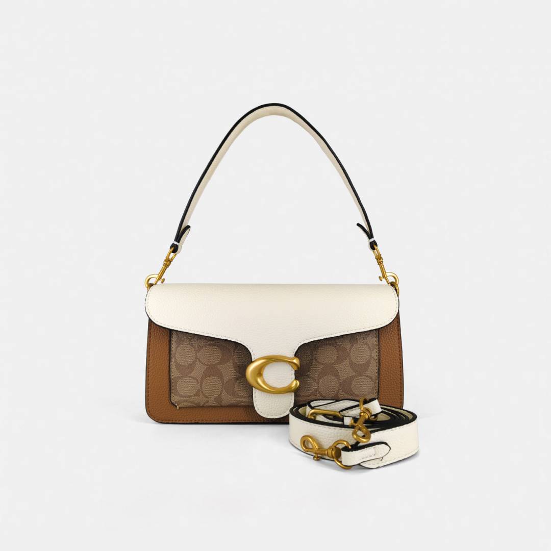 Coacch Tabby 26 Shoulder Bag With Double Belt With All Og Box Packing-8202