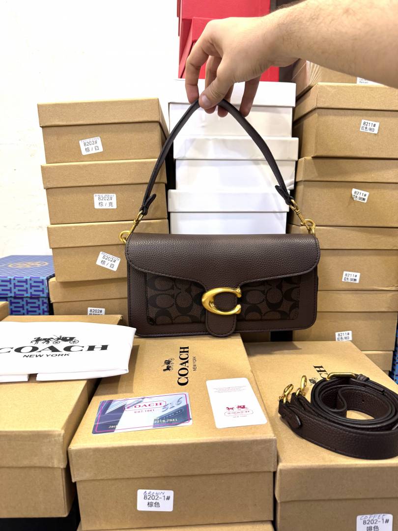 Coacch Tabby 26 Shoulder Bag With Double Belt With All Og Box Packing-8202