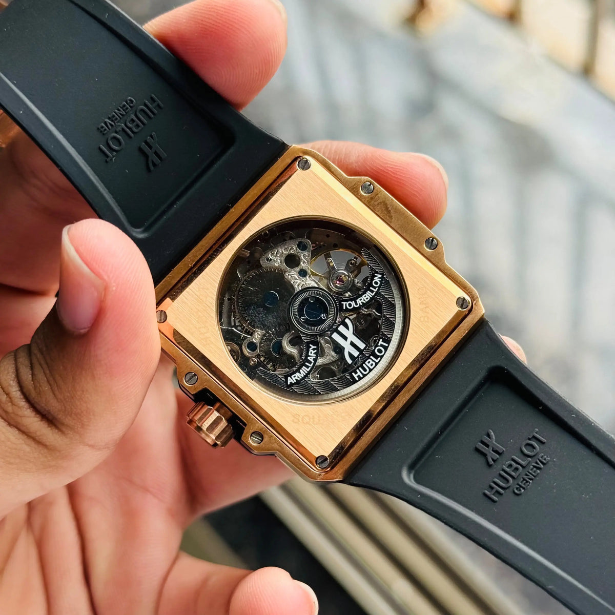 Hublo_t Square Big Bang Unico Automatic