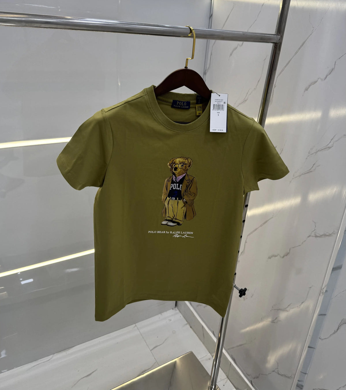 Ralph Laure n Olive Logo Work Premium T-Shirt
