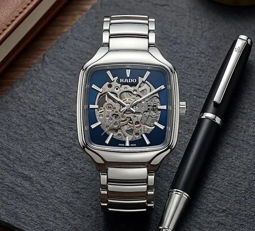 Rad_o True Square Automatic Silver Blue