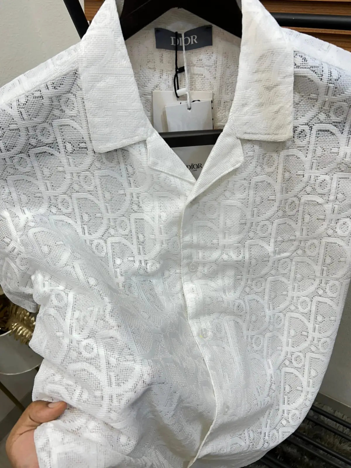 Christian Dio_r Turkey Imported Knitted Premium Crochet Half Shirt