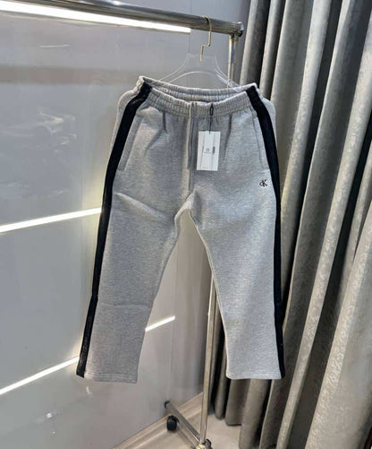 Copy Calvin  Klein Grey Patch Logo Premium TrackPant