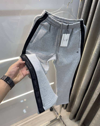 Copy Calvin  Klein Grey Patch Logo Premium TrackPant