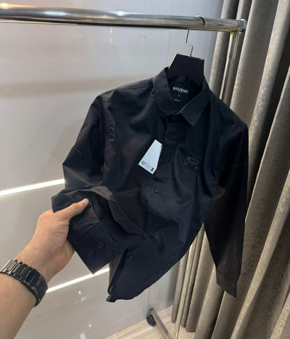 Balmai n Paris black green  Back Print Premium Classic Shirt 002