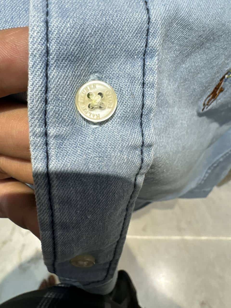 POLO RALPH LAURE_N DENIM SHIRT AVAILABLE IN ULTRA PREMIUM QUALITY